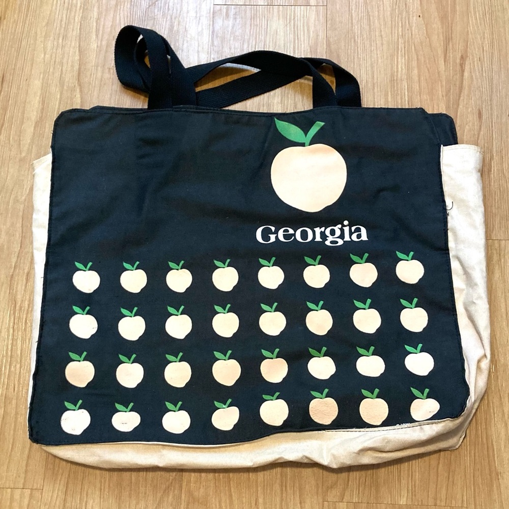 Large Georgia tote bag 🍑